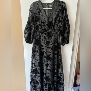 Black express maxi dress